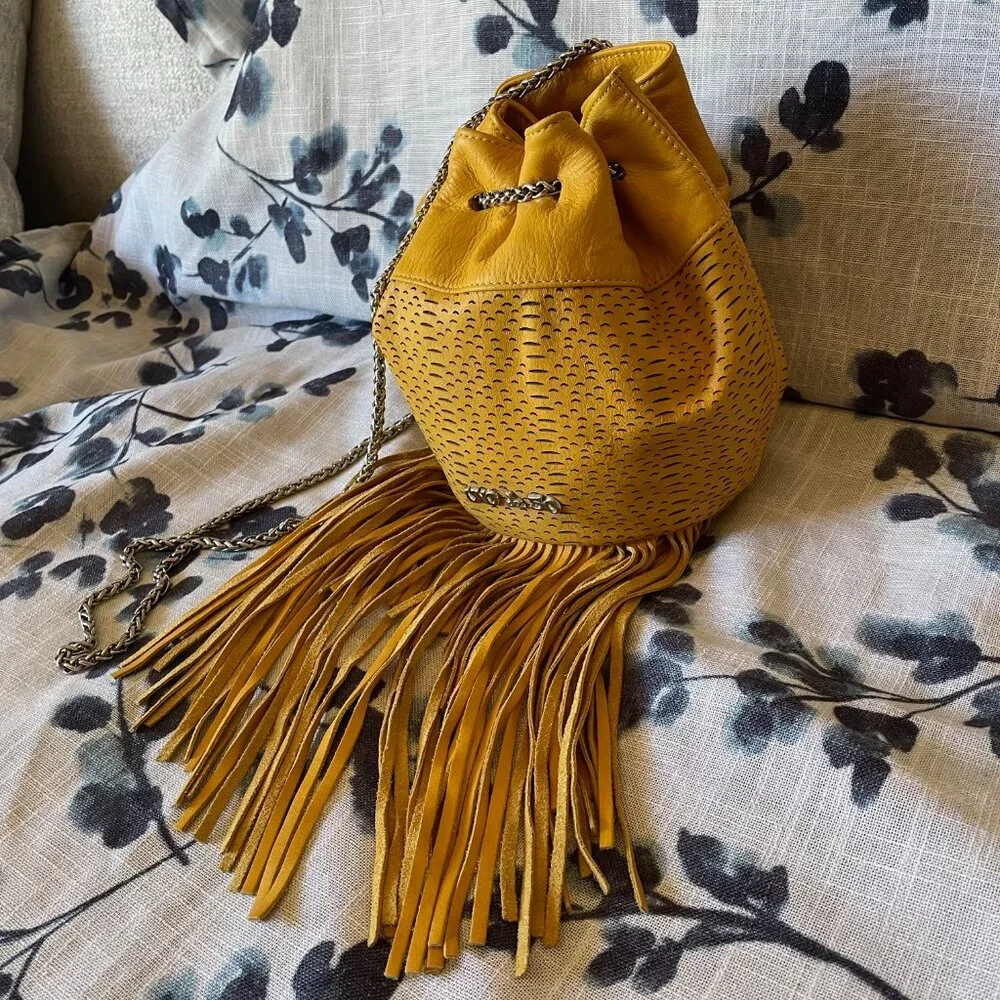 UNO de 50 fringed leather bag - Picture 3 of 15